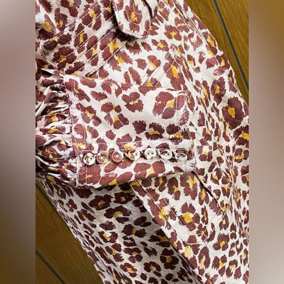 Zimmermann Resistance Safari Shirt Dress size 1/us size 6 - Picture 8 of 10